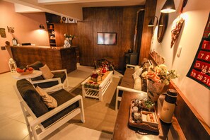 Sala de estar en el lobby
