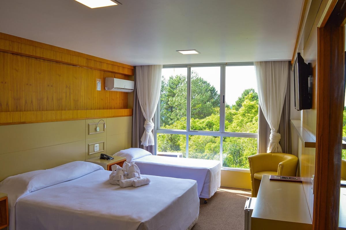 Blackout curtains, soundproofing, free WiFi, bed sheets
