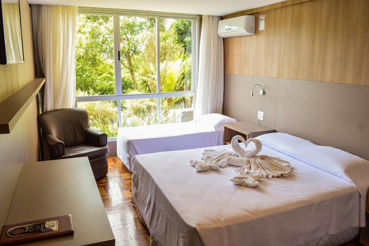 Blackout curtains, soundproofing, free WiFi, bed sheets
