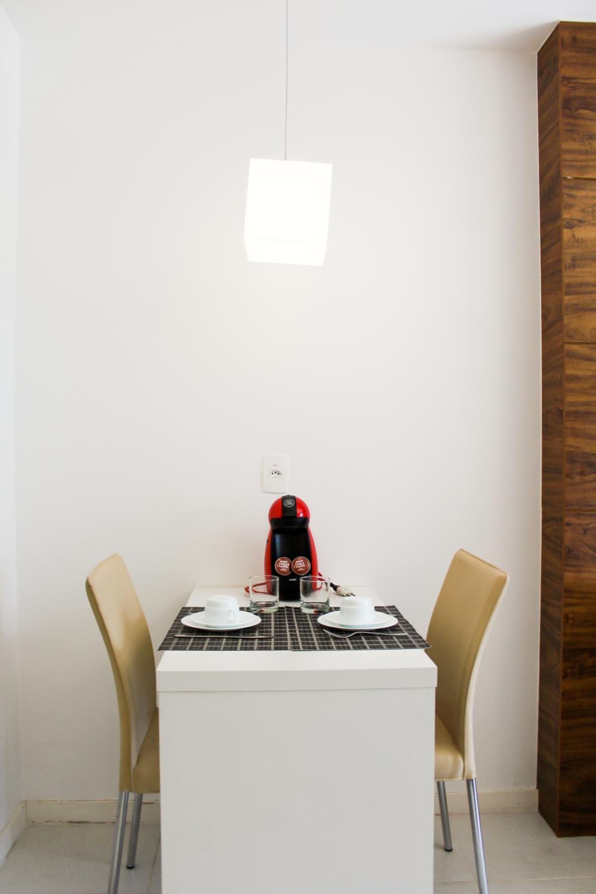 fridge, microwave, espresso maker, coffee/tea maker