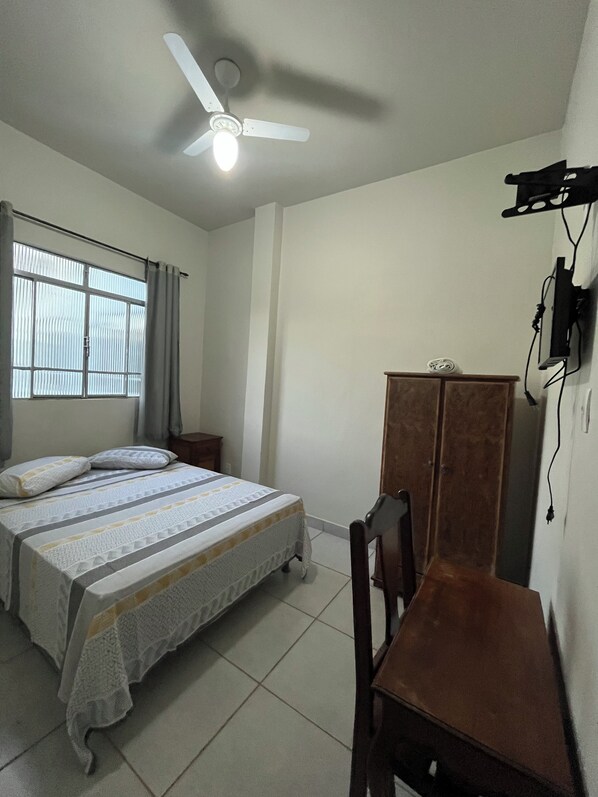 Minibar, desk, blackout curtains, iron/ironing board