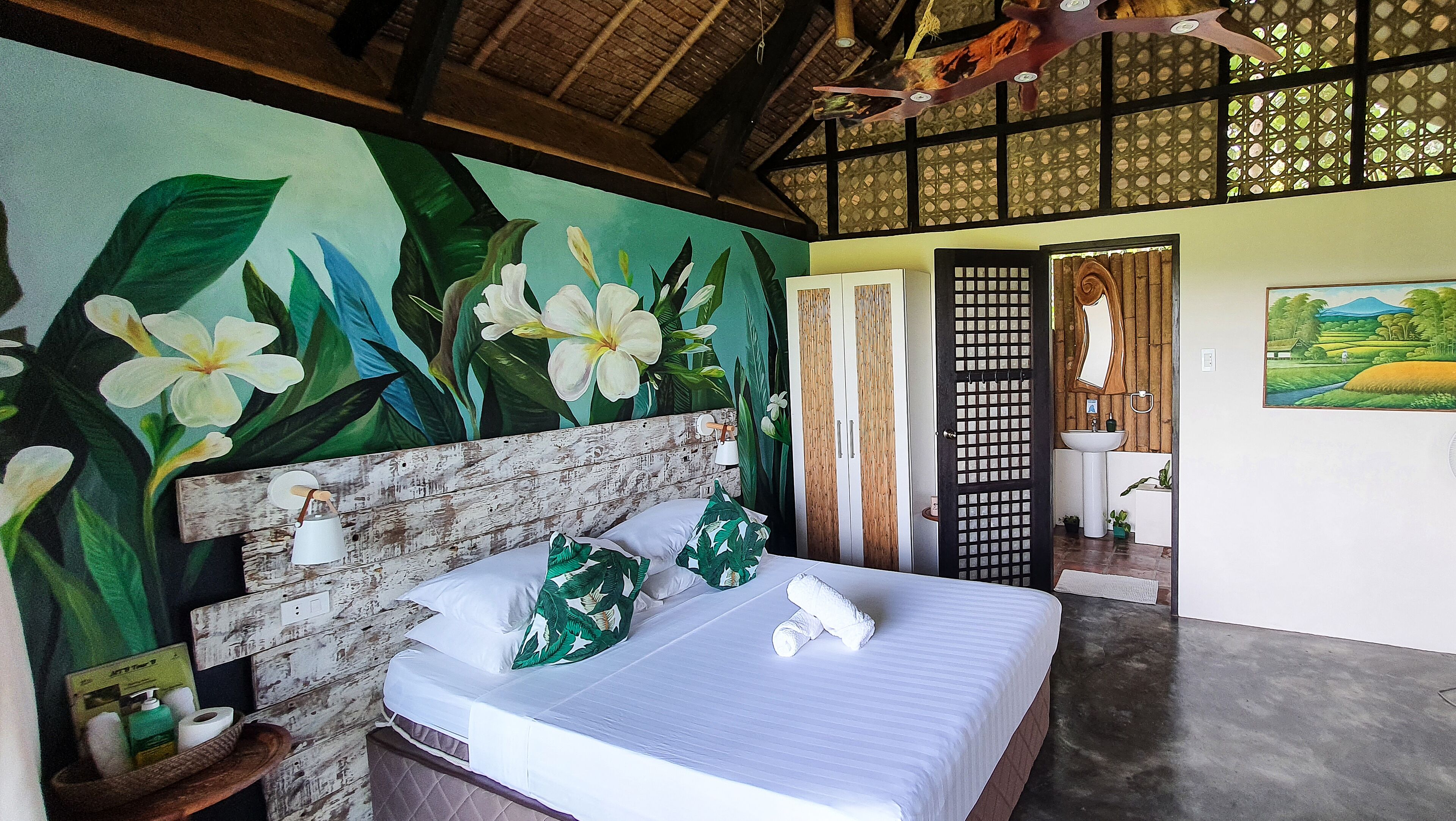 Suite Cottage (Rice Paddy View) | 高級寝具、デスク、WiFi (無料)、客室ごとに異なる装飾