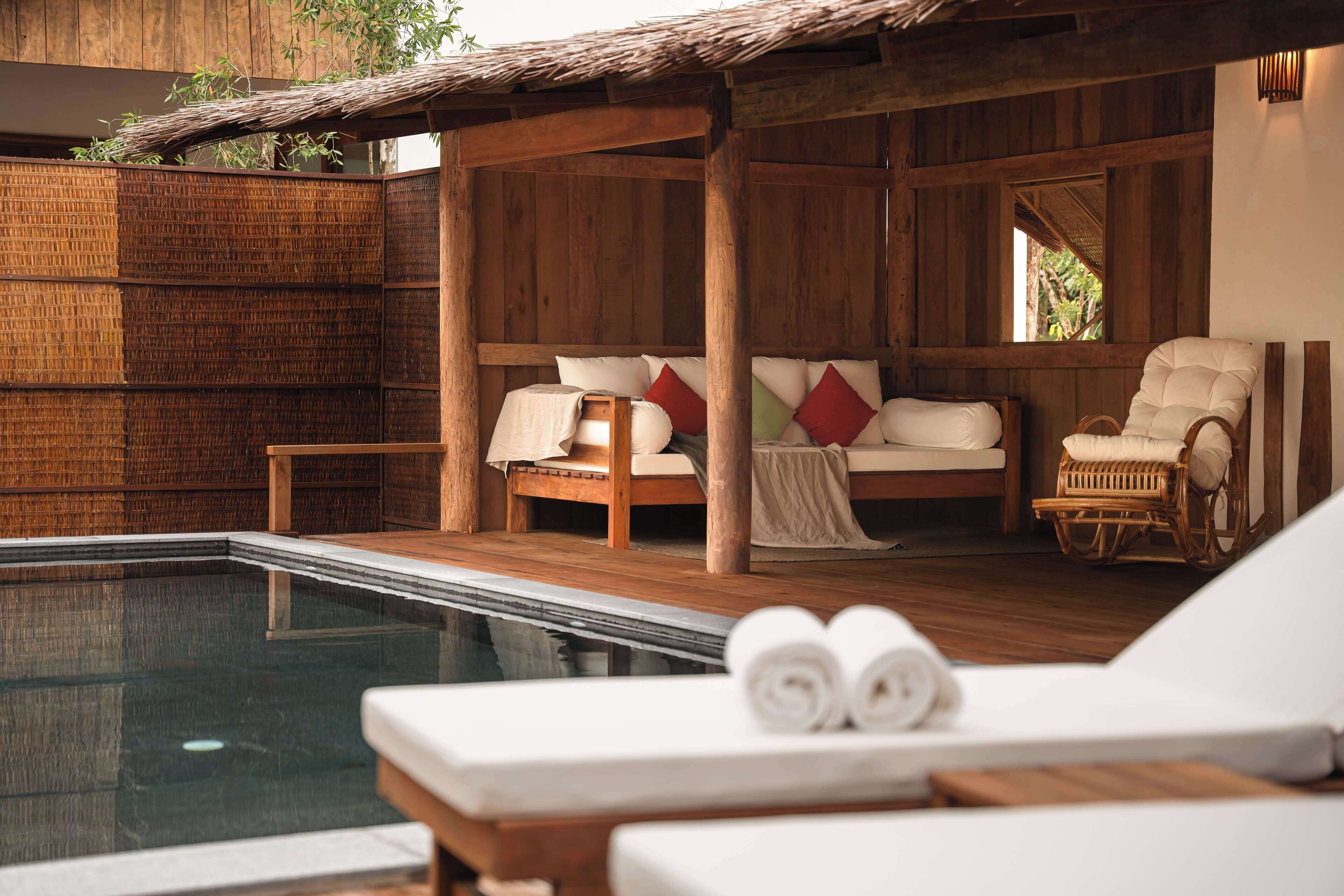 Beachfront Pool Villa | Terrace/patio