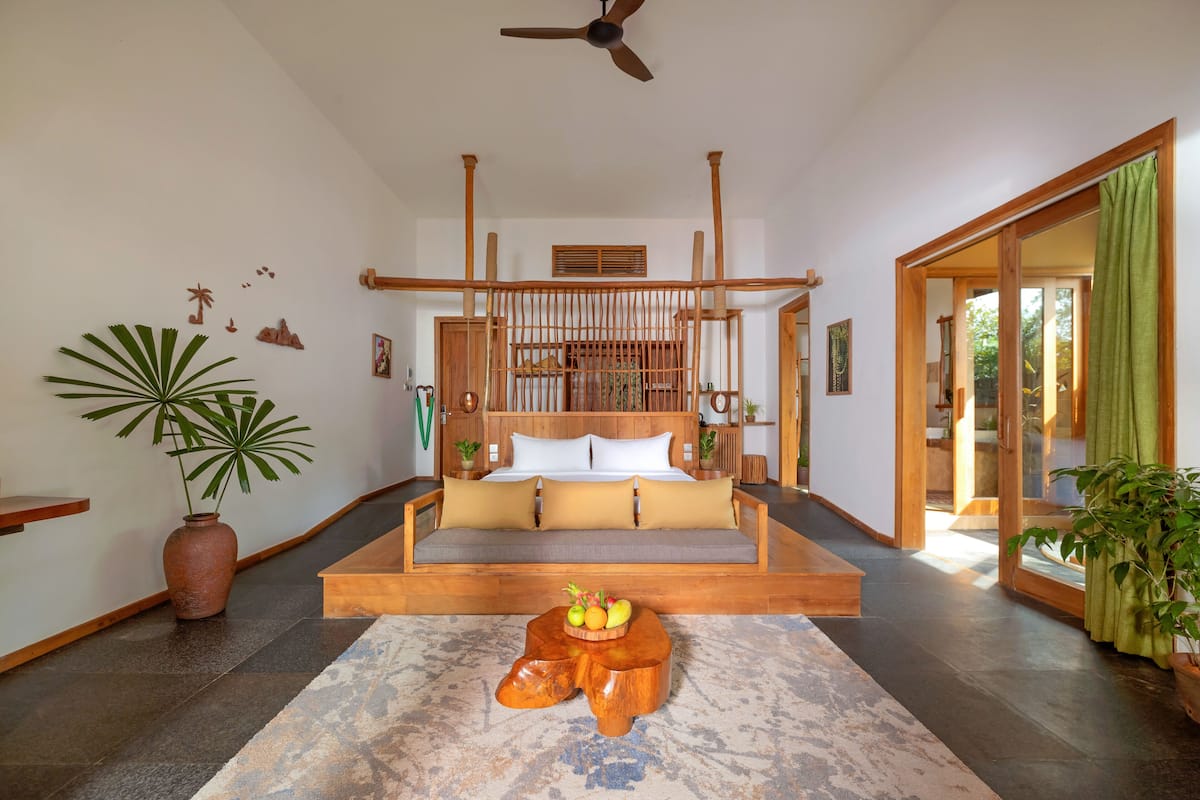 1 Schlafzimmer, BettwÀsche aus Àgyptischer Baumwolle