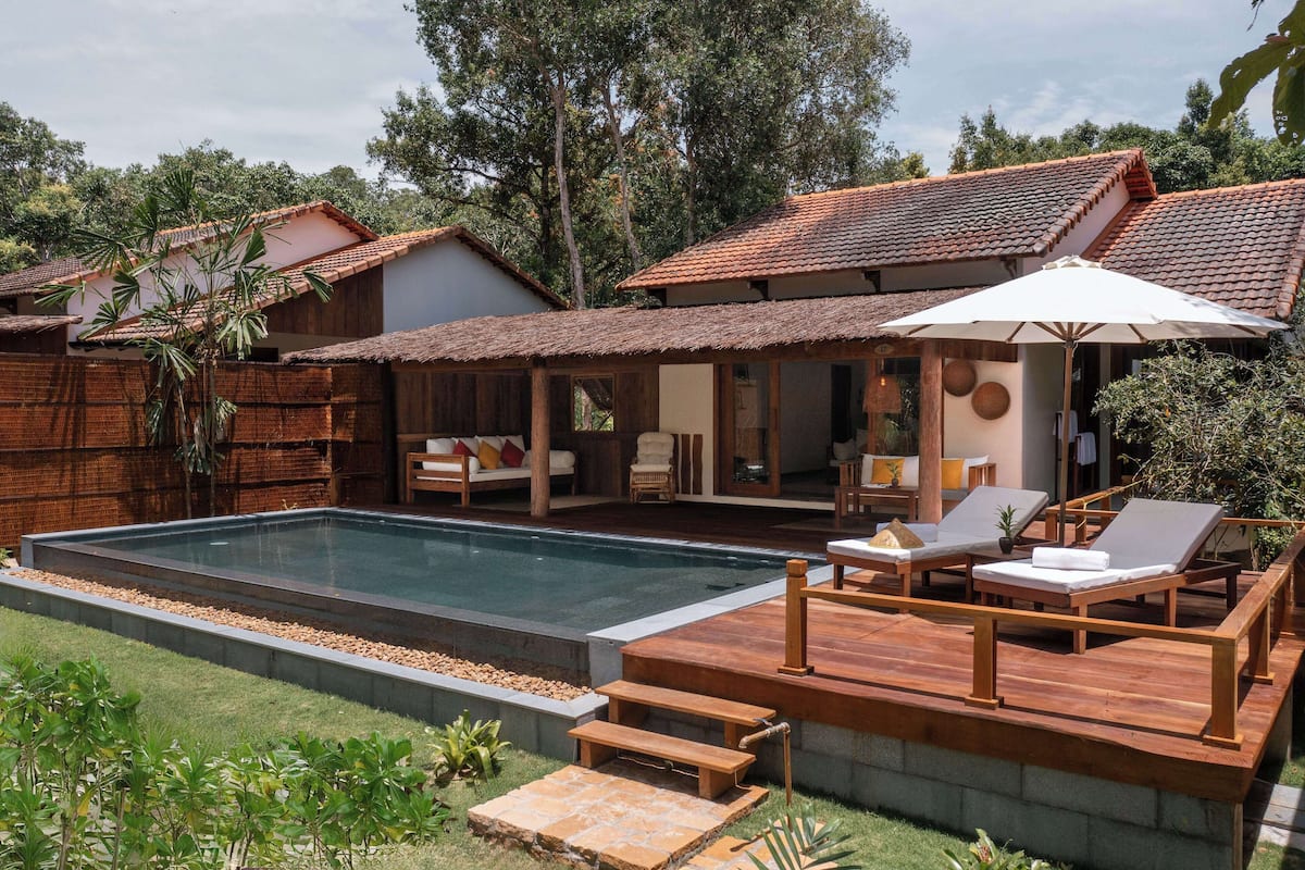 Villa, vista a la alberca (Afternoon Tea & Airport transfer) | Alberca privada