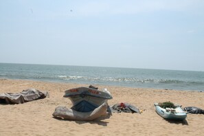 On the beach