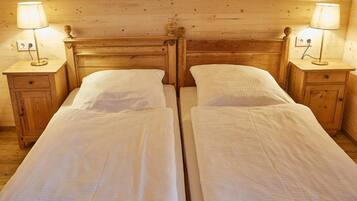 Premium bedding, desk, soundproofing, iron/ironing board