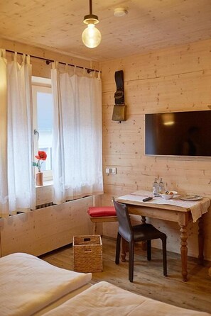 Premium bedding, desk, soundproofing, iron/ironing board