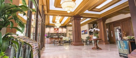 Zona de estar del vestíbulo