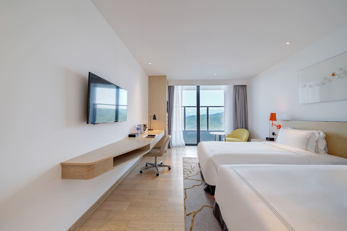 Studio Executive Twin Seaview (Epidemic preventative & sterilized hotel)