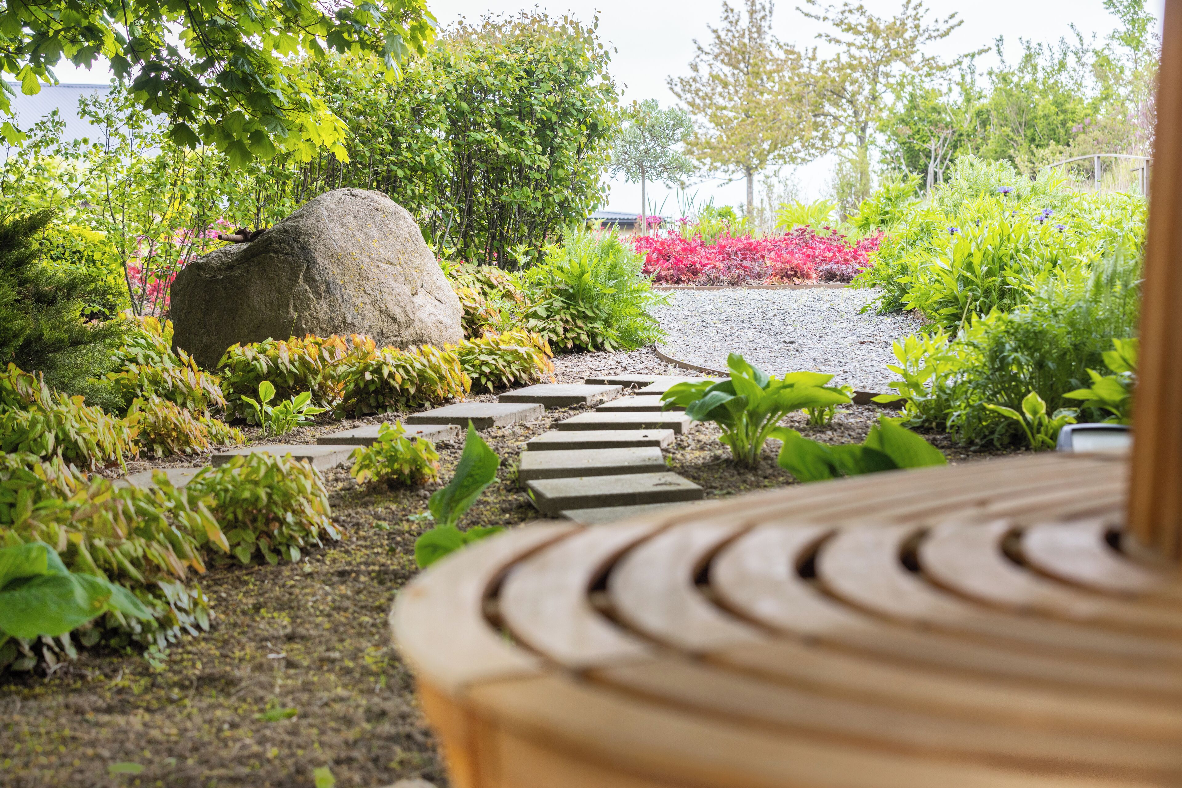 Uitzicht vanuit accommodatie