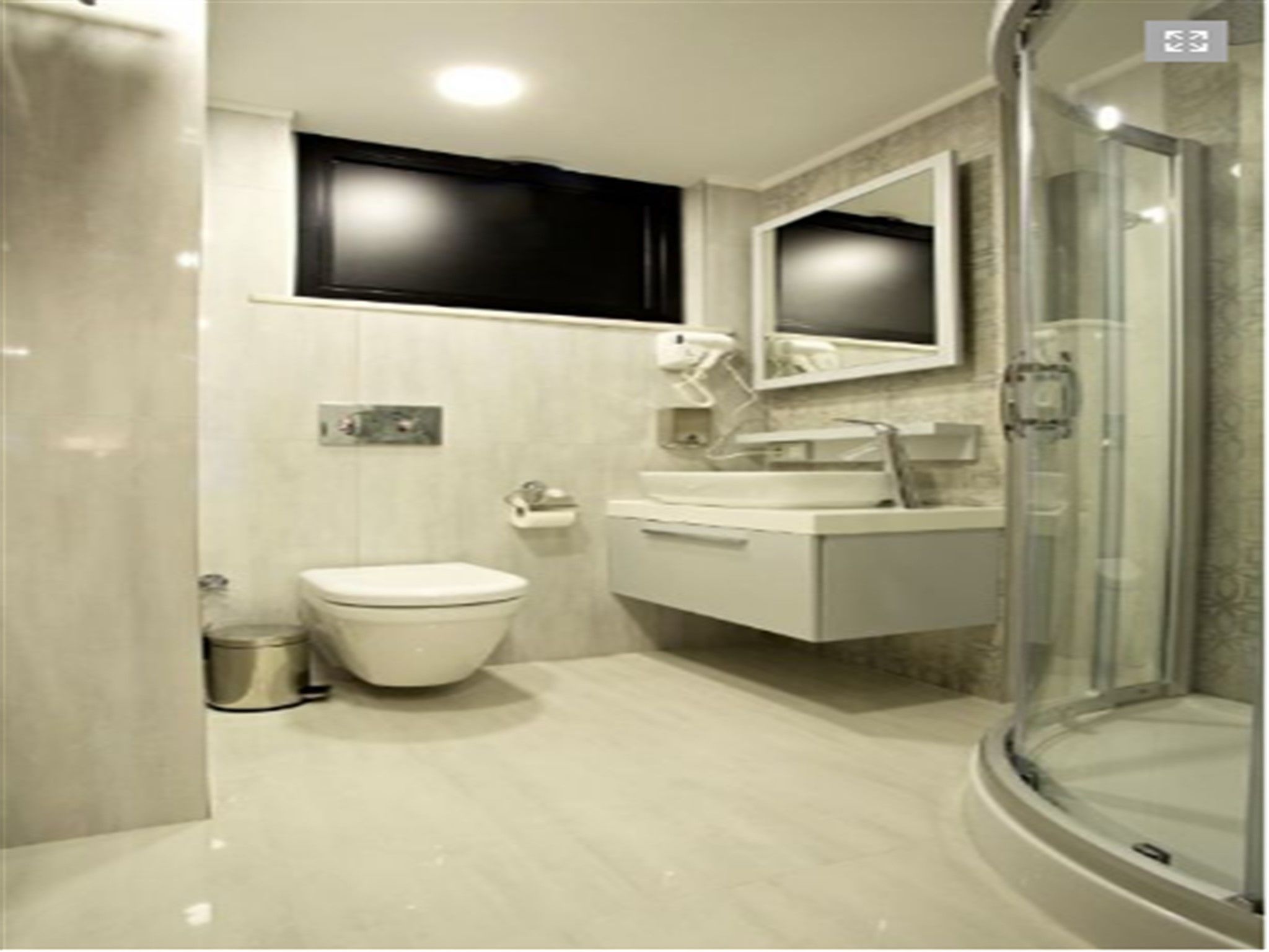 shower, free toiletries, hair dryer, bathrobes