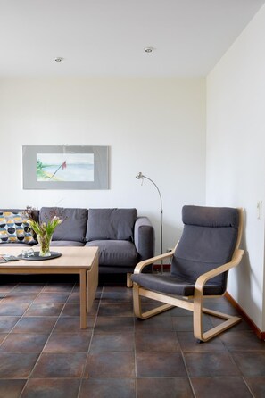 Televisión, piso con calefacción