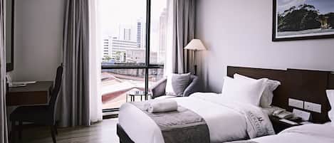 Deluxe-Dreibettzimmer, Stadtblick