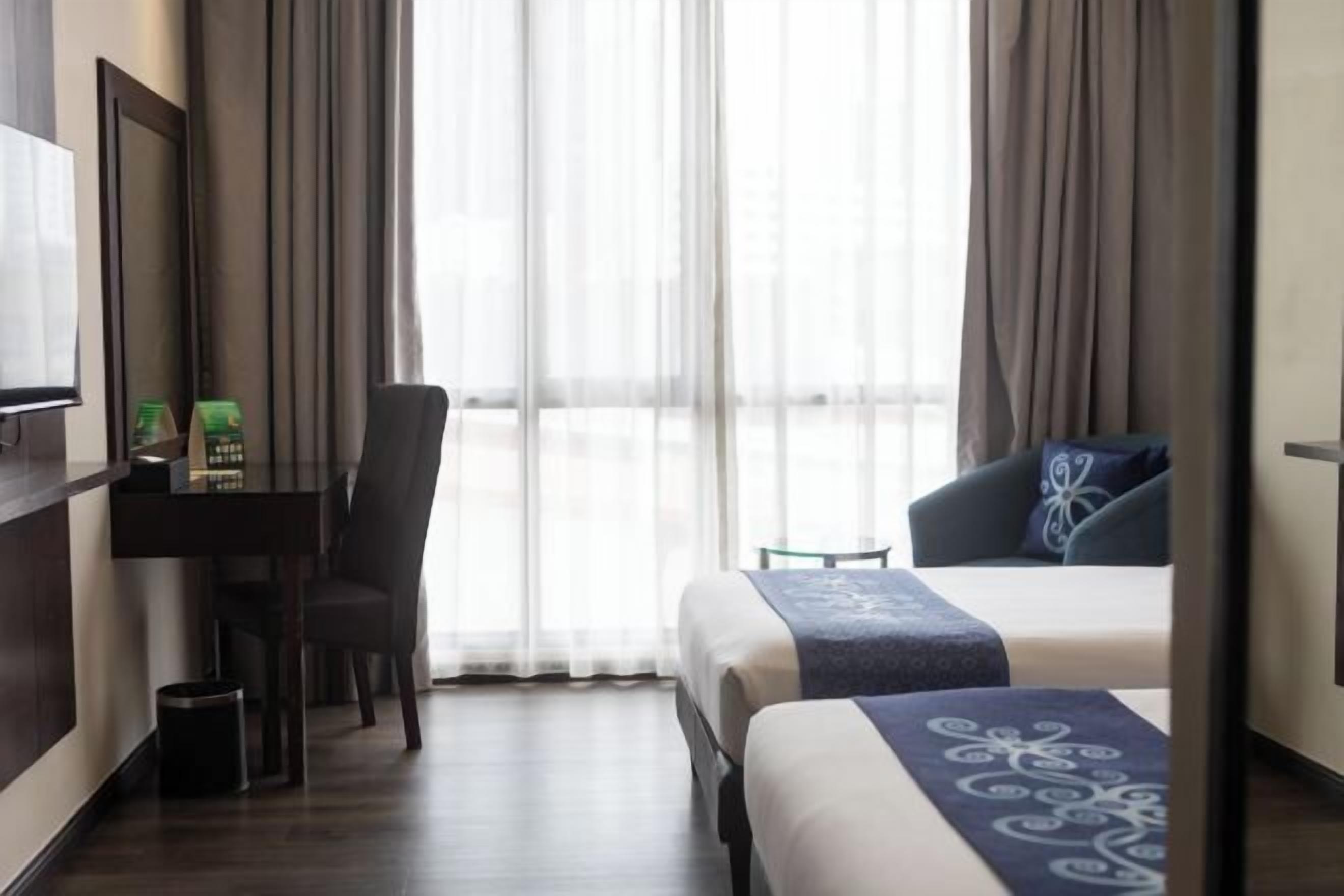 Minibar, in-room safe, desk, blackout drapes