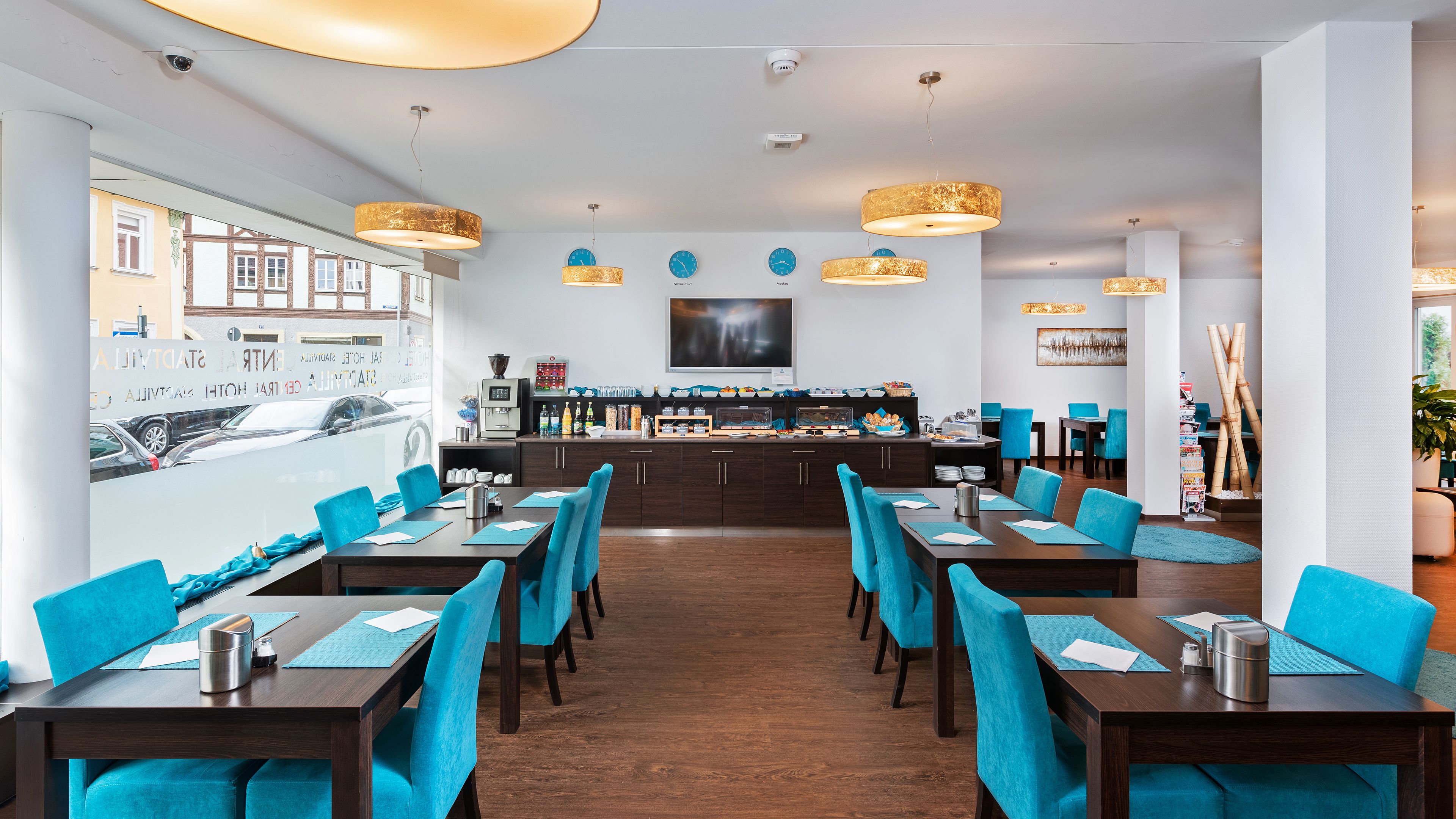 daily buffet breakfast (eur 15 per person)