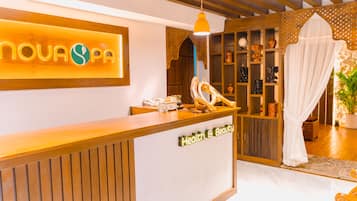 Aromatherapy, Thai massages, body scrubs, reflexology, 4 treatment rooms