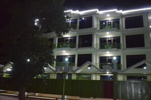 Front of property – evening/night