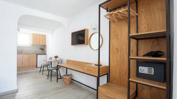 Deluxe Triple Room, Terrace, Sea View | In-room safe, soundproofing, iron/ironing board, free cots/infant beds