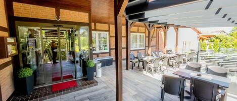 Entrée de l’hébergement