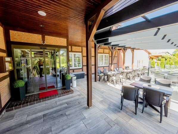 Entrée de l’hébergement