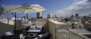Comfort-Penthouse, Meerblick | Terrasse/Patio