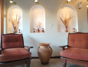 Sala de estar en el lobby