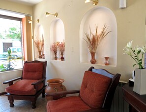 Lobby sitting area