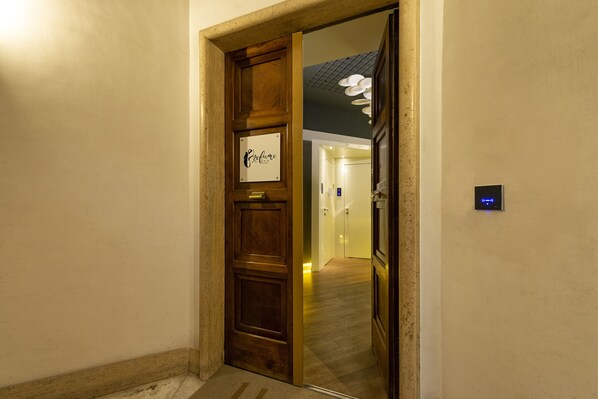 Entrée de l’hébergement