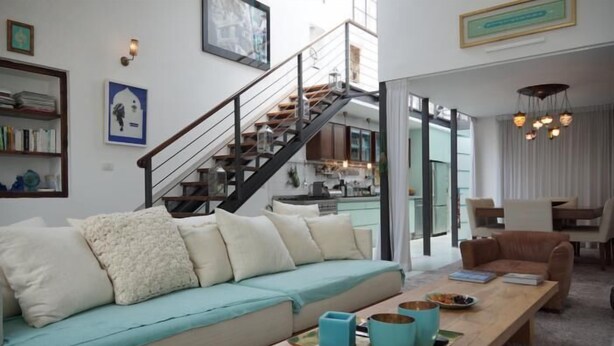 Villa, 2 Bedrooms, City View | Living room - Holyguest - Migdal (Tel Aviv)