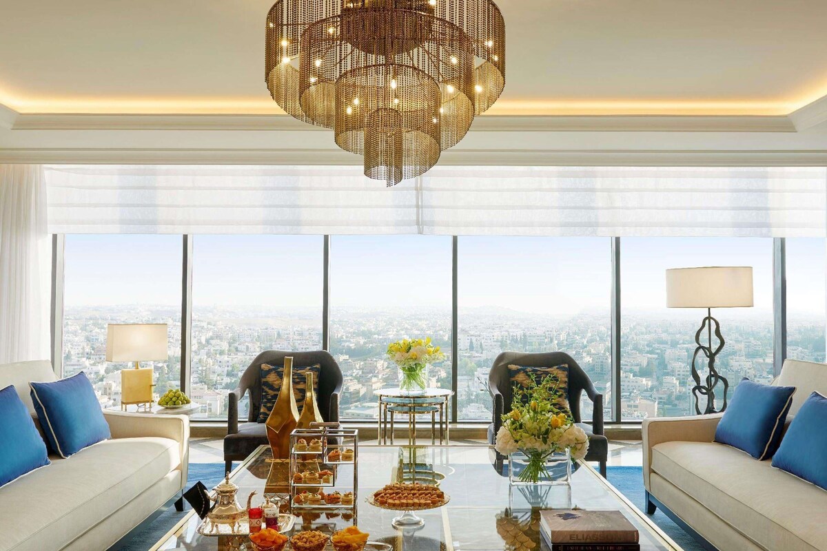Royal Amman Suite | Premium bedding, down comforters, minibar, in-room safe