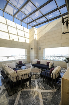 Fairmont, Penthouse, 1 Doppelbett | Balkon