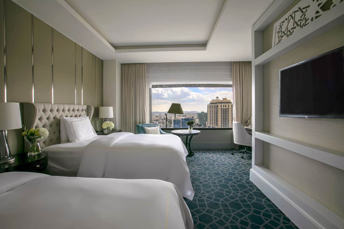 1 slaapkamer, luxe beddengoed, donzen dekbedden, een minibar