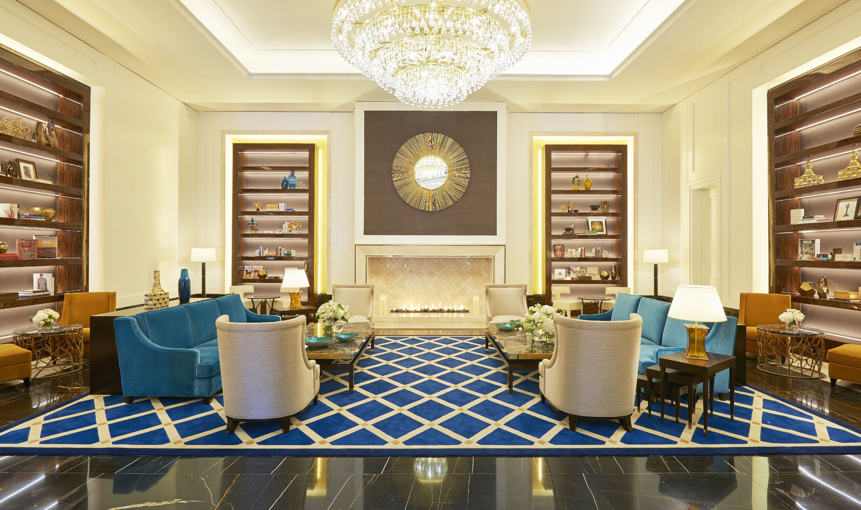 Sala de estar en el lobby