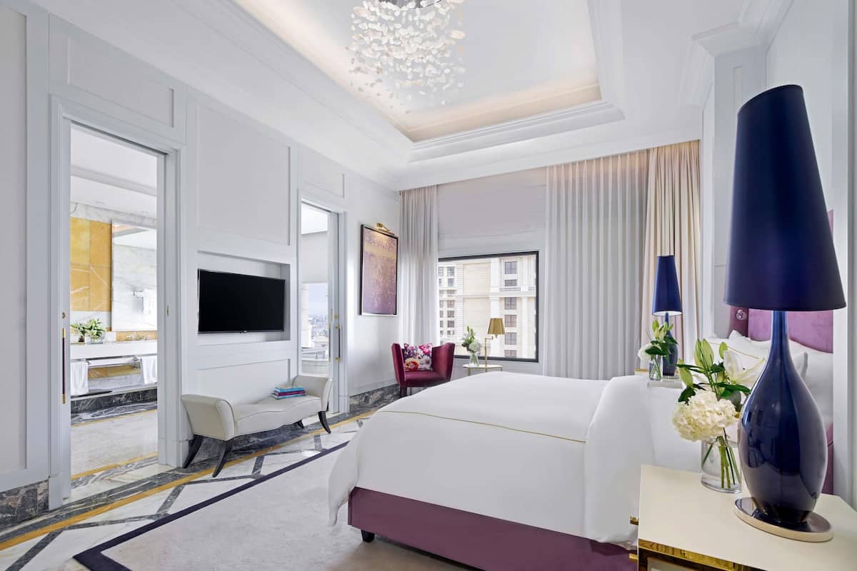 Fairmont, Ático, 1 cama doble | 1 dormitorio, ropa de cama de alta calidad, edredones de plumas