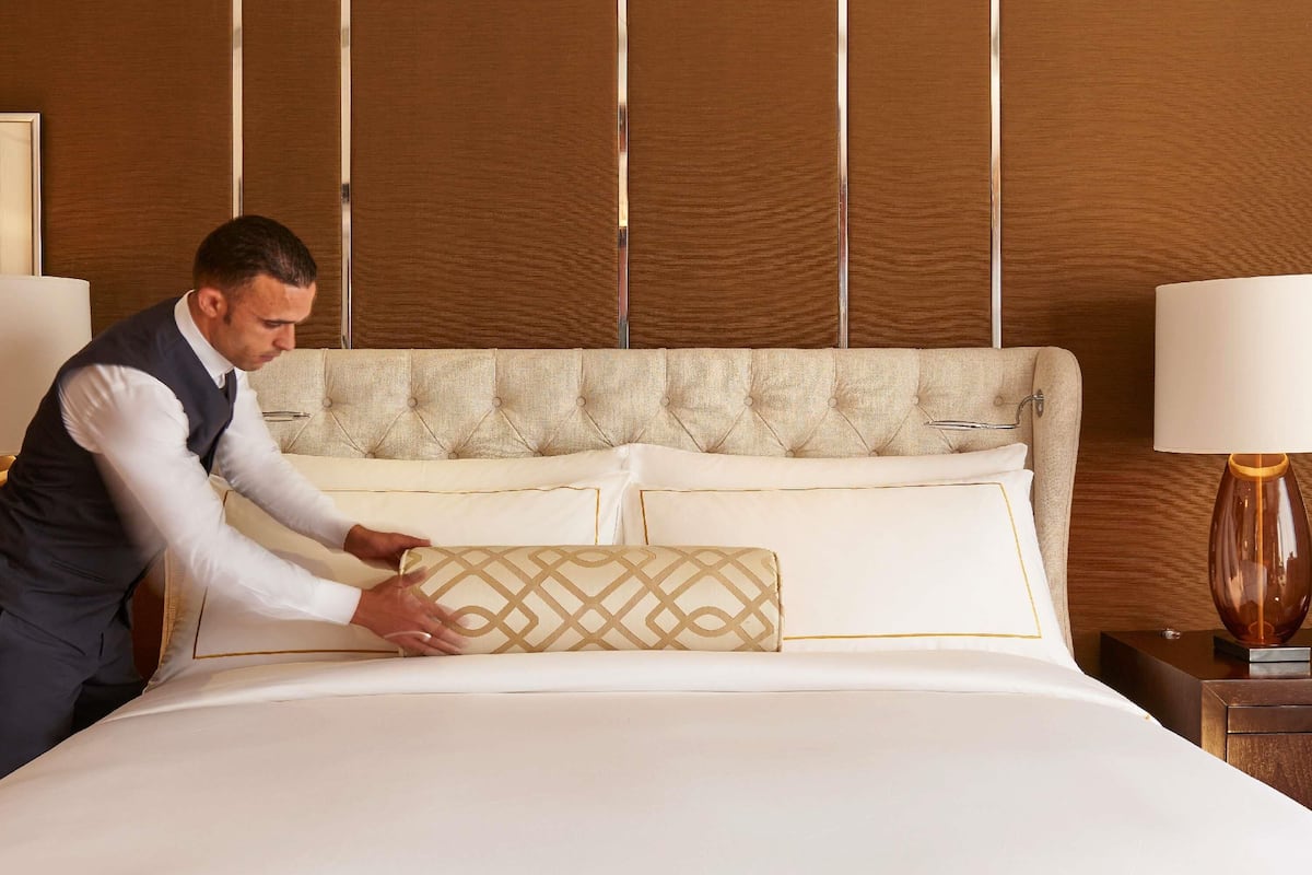 1 dormitorio, ropa de cama de alta calidad, edredones de plumas