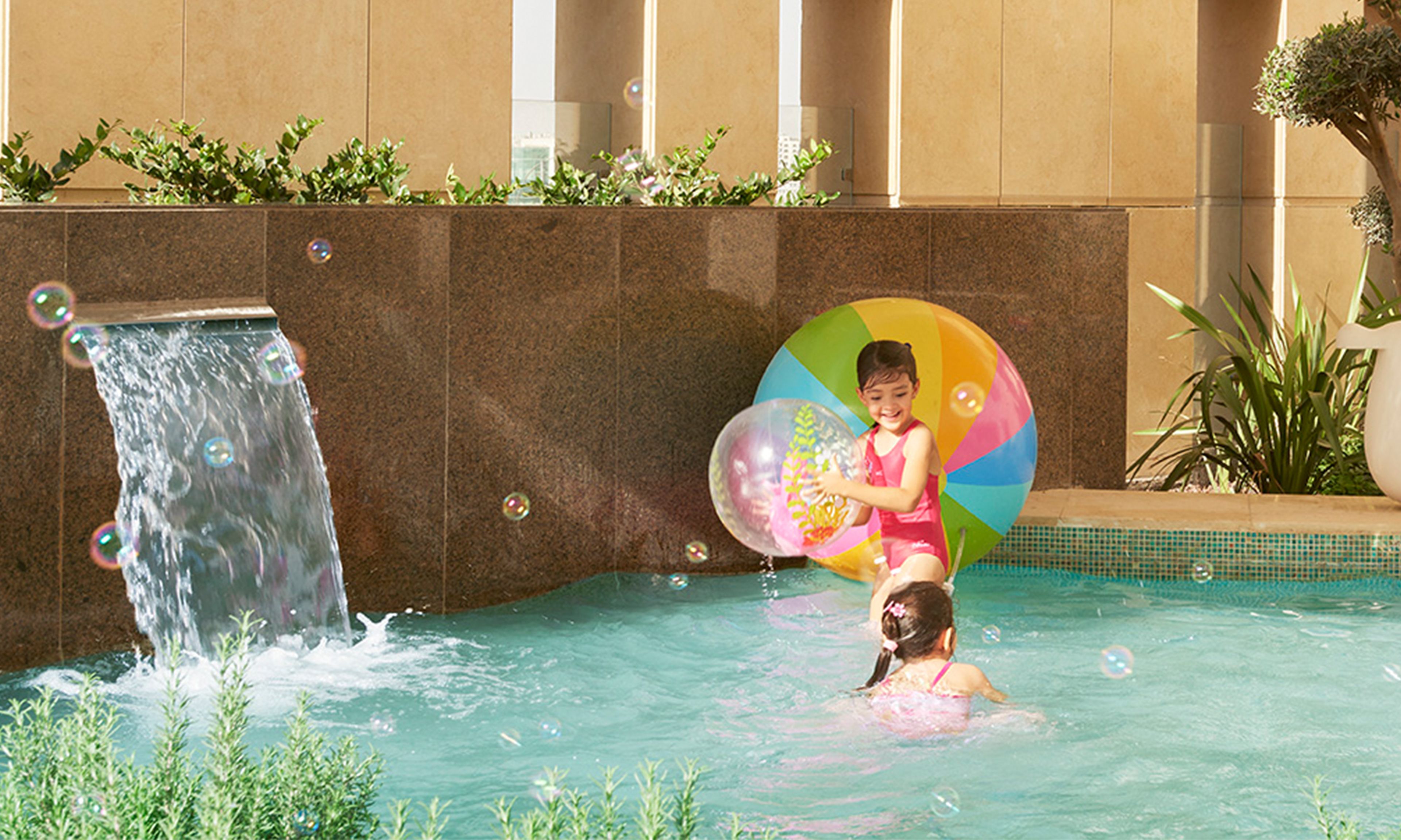 seasonal outdoor pool, open 8:00 am to 7 pm, free pool cabanas