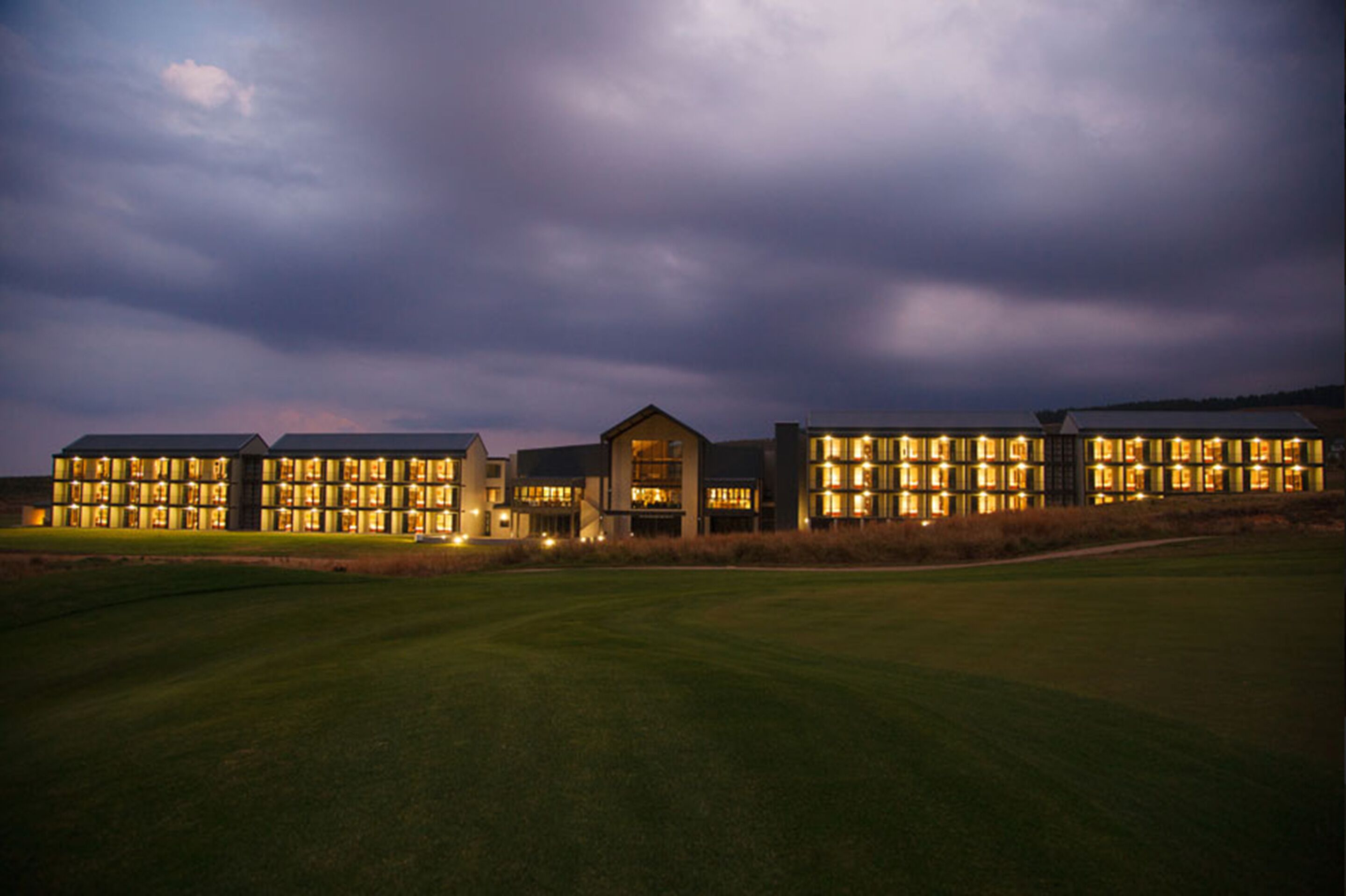 front of property – evening/night