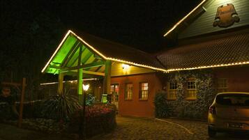 Front of property - evening/night