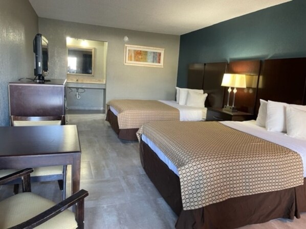 In-room safe, desk, laptop workspace, iron/ironing board