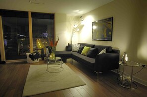 City-Apartment, 1 Schlafzimmer | Wohnzimmer