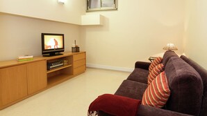 Smart-tv och en stereo