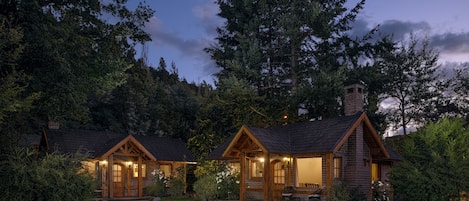 Front of property - evening/night