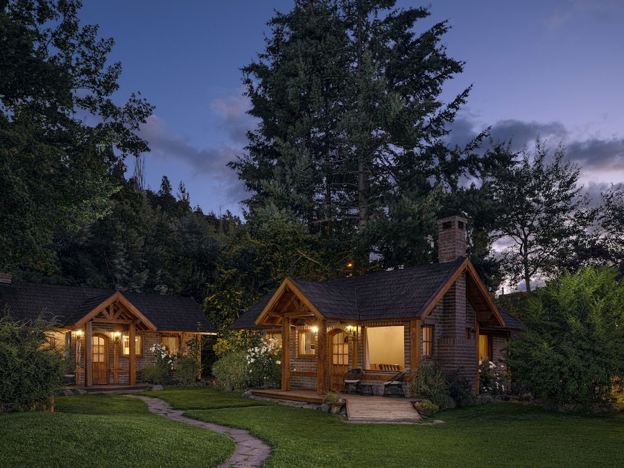 Front of property – evening/night