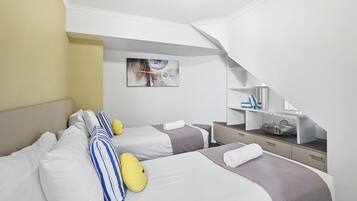 Penthouse, 2 Bedrooms | 2 bedrooms, in-room safe, desk, iron/ironing board