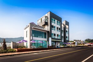 Front of property – evening/night