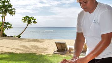 Kropsbehandlinger, hot stone-massage, deep tissue-massage