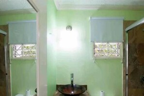 Suíte estúdio premium, 1 cama Queen, terraço, vista para a montanha | Banheiro