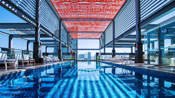 Uitzicht vanuit accommodatie