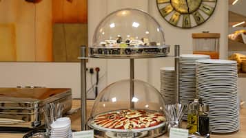 Daily buffet breakfast (EUR 14 per person)